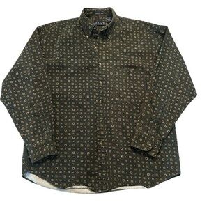 Vtg GANT Chelsea Twill Long Sleeve Button Down - Mens Size Medium - Hunter Green